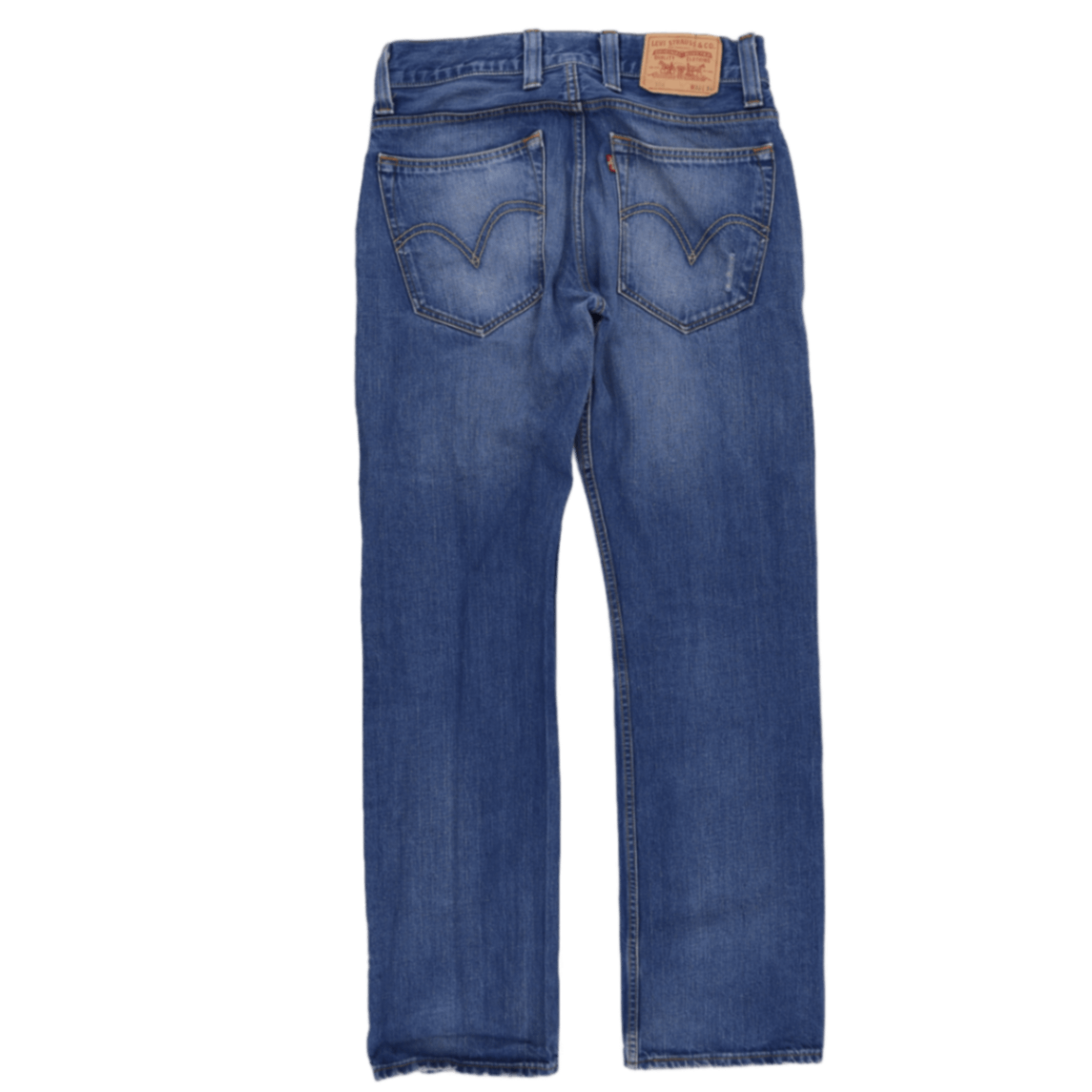 Levi's 505 Regular Fit Straight Jeans Blue W32 L34 100% Cotton