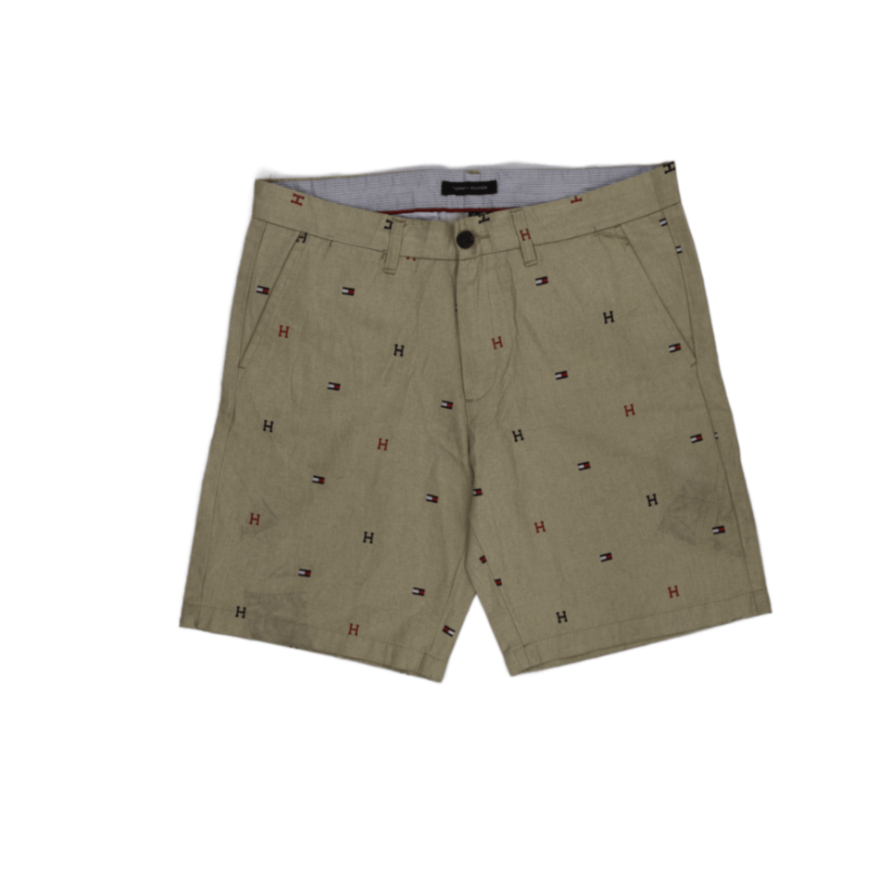 Tommy Hilfiger Chino Shorts Beige Size 34 Cotton Blend Men's 24 cm Inseam