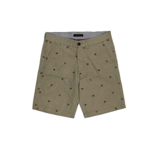Tommy Hilfiger Khaki Smart Casual Shorts 32 Inch Waist 9 Inch Inseam Cotton