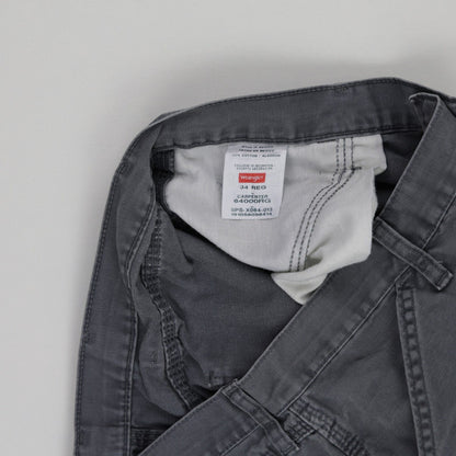 Wrangler Carpenter Shorts Grey 34 Regular 100% Cotton