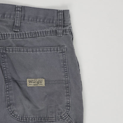 Wrangler Carpenter Shorts Grey 34 Regular 100% Cotton