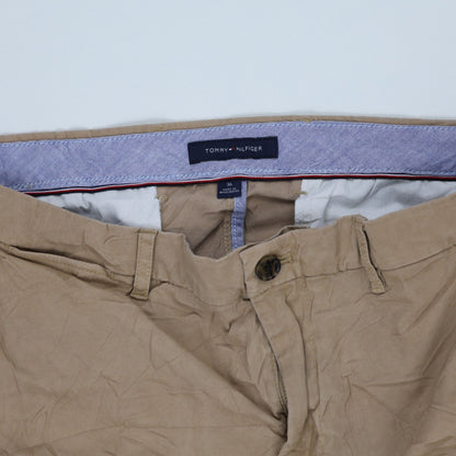 Tommy Hilfiger Men's Beige Cotton Chino Shorts Size 36