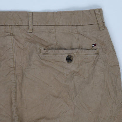 Tommy Hilfiger Men's Beige Cotton Chino Shorts Size 36