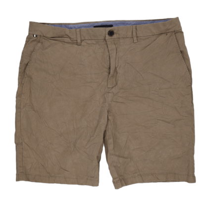 Tommy Hilfiger Men's Beige Cotton Chino Shorts Size 36