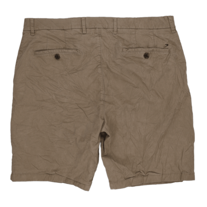 Tommy Hilfiger Men's Beige Cotton Chino Shorts Size 36