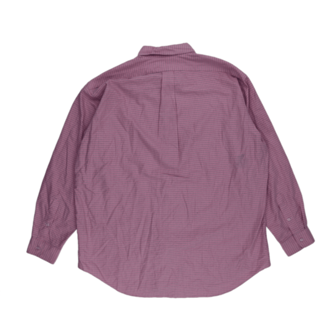 Ralph Lauren Blake Pink Checkered Button-down Collar Casual Shirt XL 100% Cotton