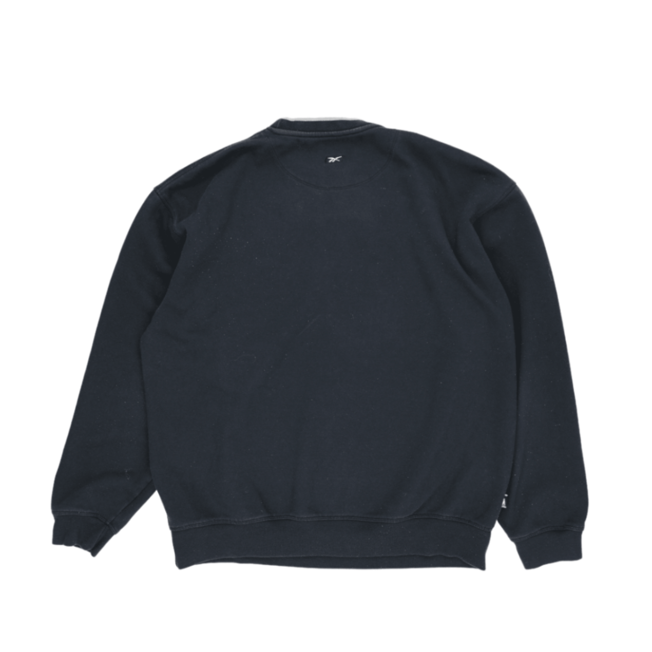 Reebok Vintage Black Crewneck Sweatshirt Men's Size L Cotton Blend