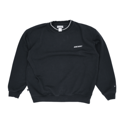 Reebok Vintage Black Crewneck Sweatshirt Men's Size L Cotton Blend