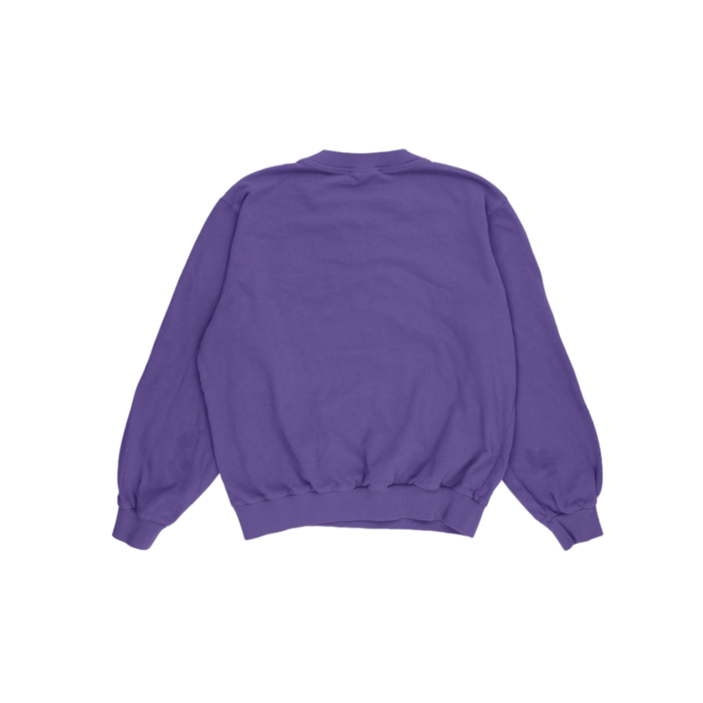 Lacoste Vintage Purple Crewneck Sweatshirt Unisex Medium Cotton
