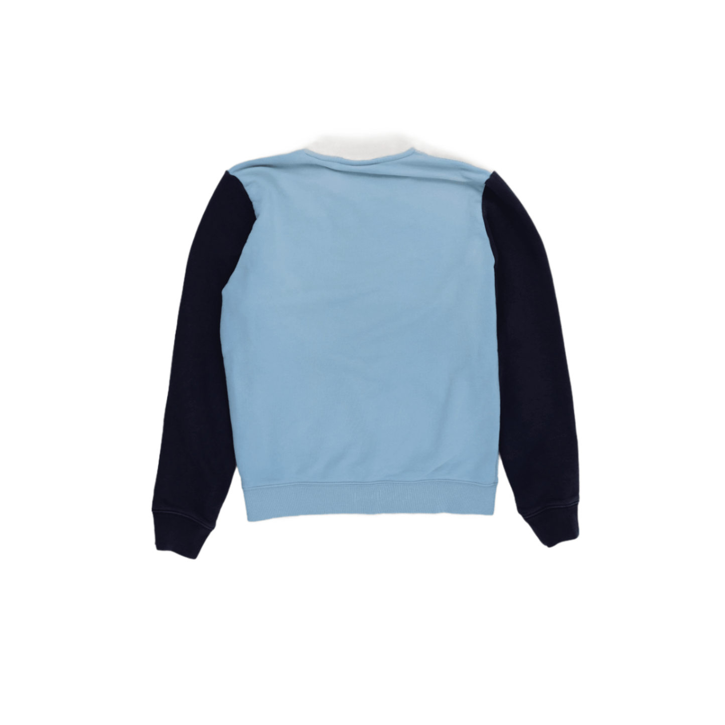 Lacoste Colour Block Blue White Cotton Sweatshirt XS