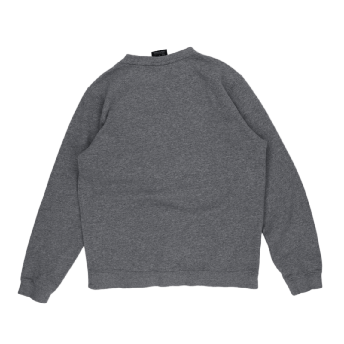 Nike Just Do It Grey Crew Neck Sweatshirt Men's Medium Cotton Blend