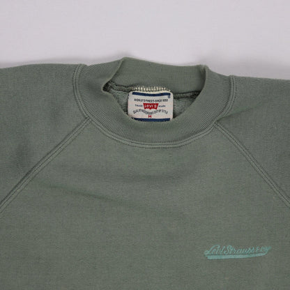 Levi's Vintage Green Crew Neck Sweatshirt Men Medium Cotton