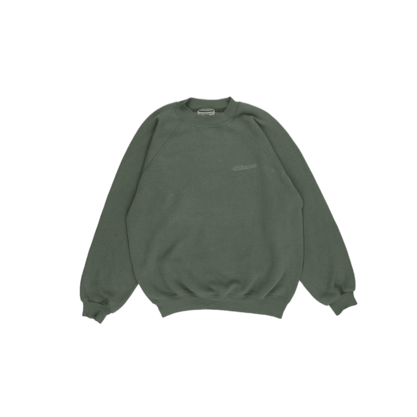 Levi's Vintage Green Crew Neck Sweatshirt Men Medium Cotton