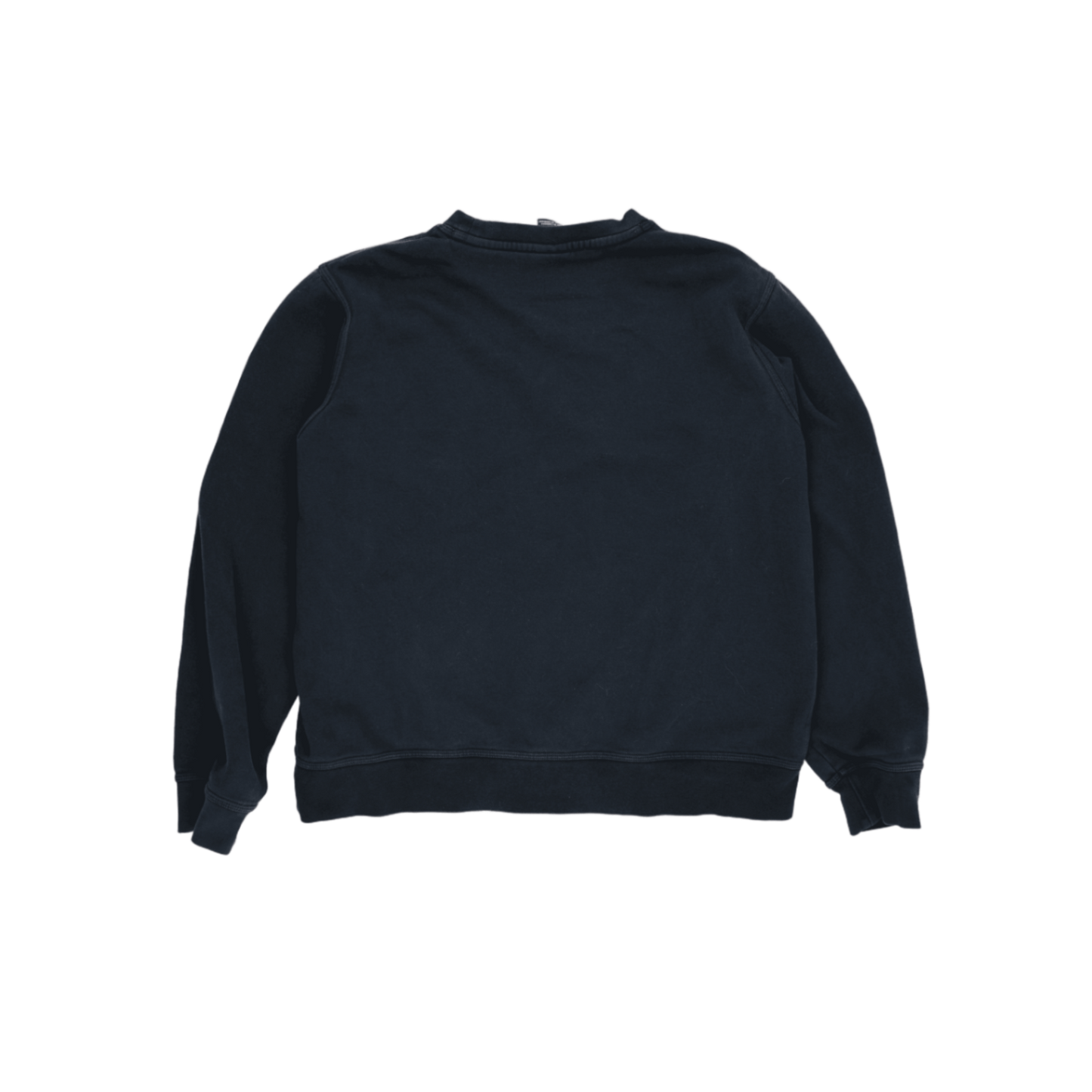 Nike Black Crew Neck Pullover Sweatshirt Large Cotton Blend