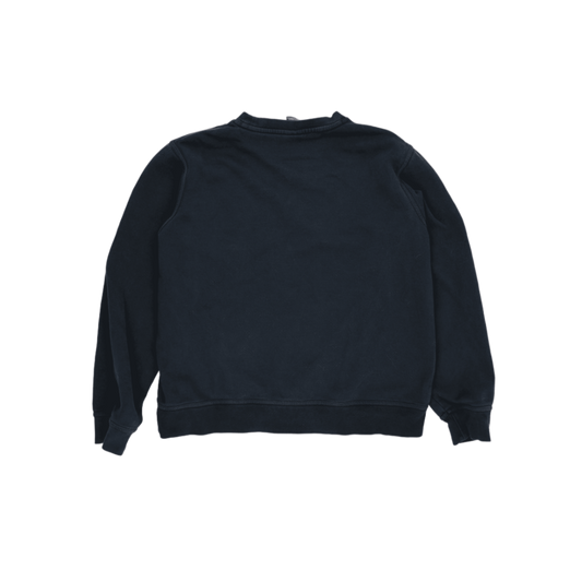 Nike Black Crew Neck Pullover Sweatshirt Large Cotton Blend