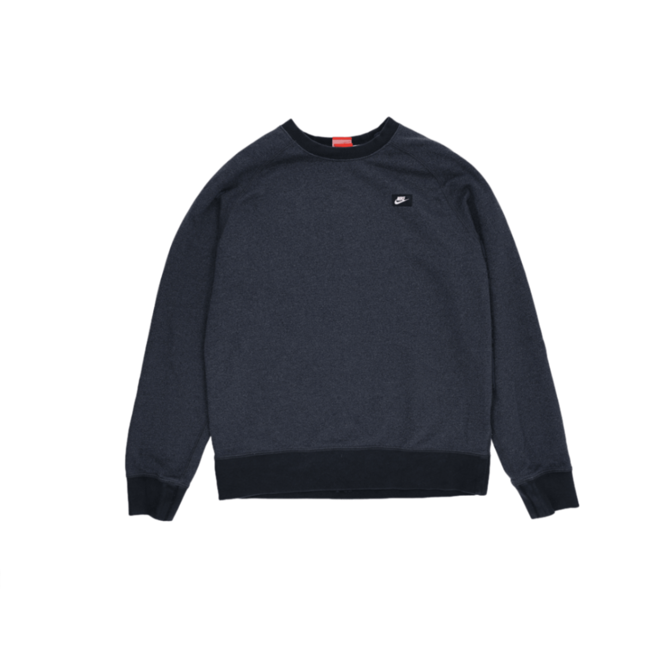 Nike Crew Neck Sweatshirt Dark Blue Medium Cotton Blend