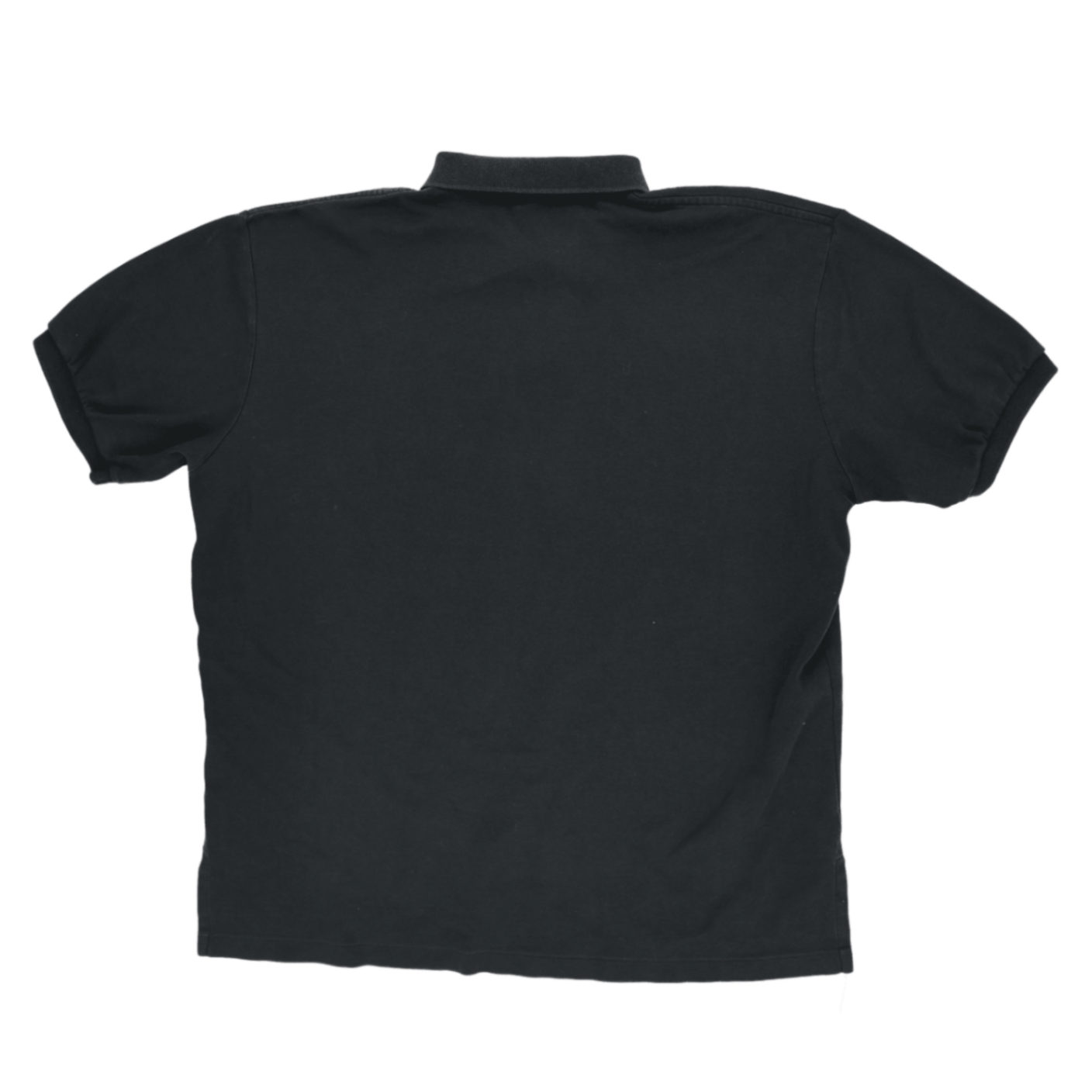 Polo Ralph Lauren Black Cotton Classic Polo Shirt XL Vintage