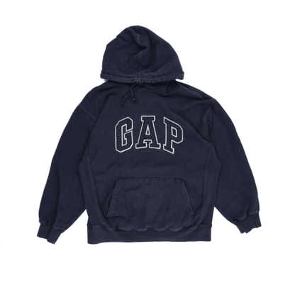 GAP Navy Blue Pullover Hoodie Men's Medium 100 Cotton