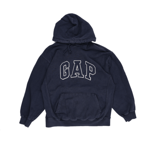 GAP Navy Blue Pullover Hoodie Men's Medium 100 Cotton