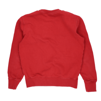 Champion Red Crew Neck Sweatshirt Men's Small Cotton Blend