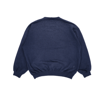 Champion Vintage Navy Sweatshirt Pullover Crewneck Cotton Blend XL