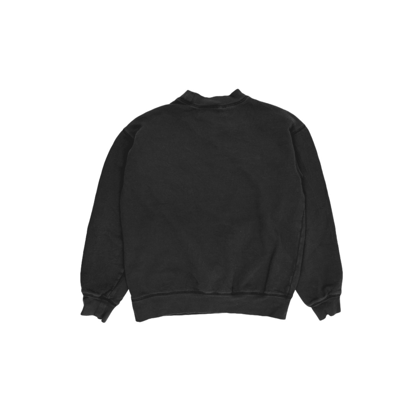 Playboy by Pacsun Black Crew Neck Sweatshirt Unisex Medium Cotton Blend