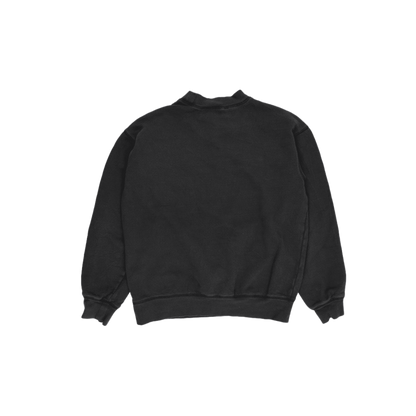 Playboy by Pacsun Black Crew Neck Sweatshirt Unisex Medium Cotton Blend