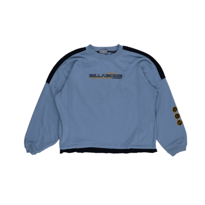Billabong Systems Vintage Light Blue Crew Neck Sweatshirt Men's Medium Cotton