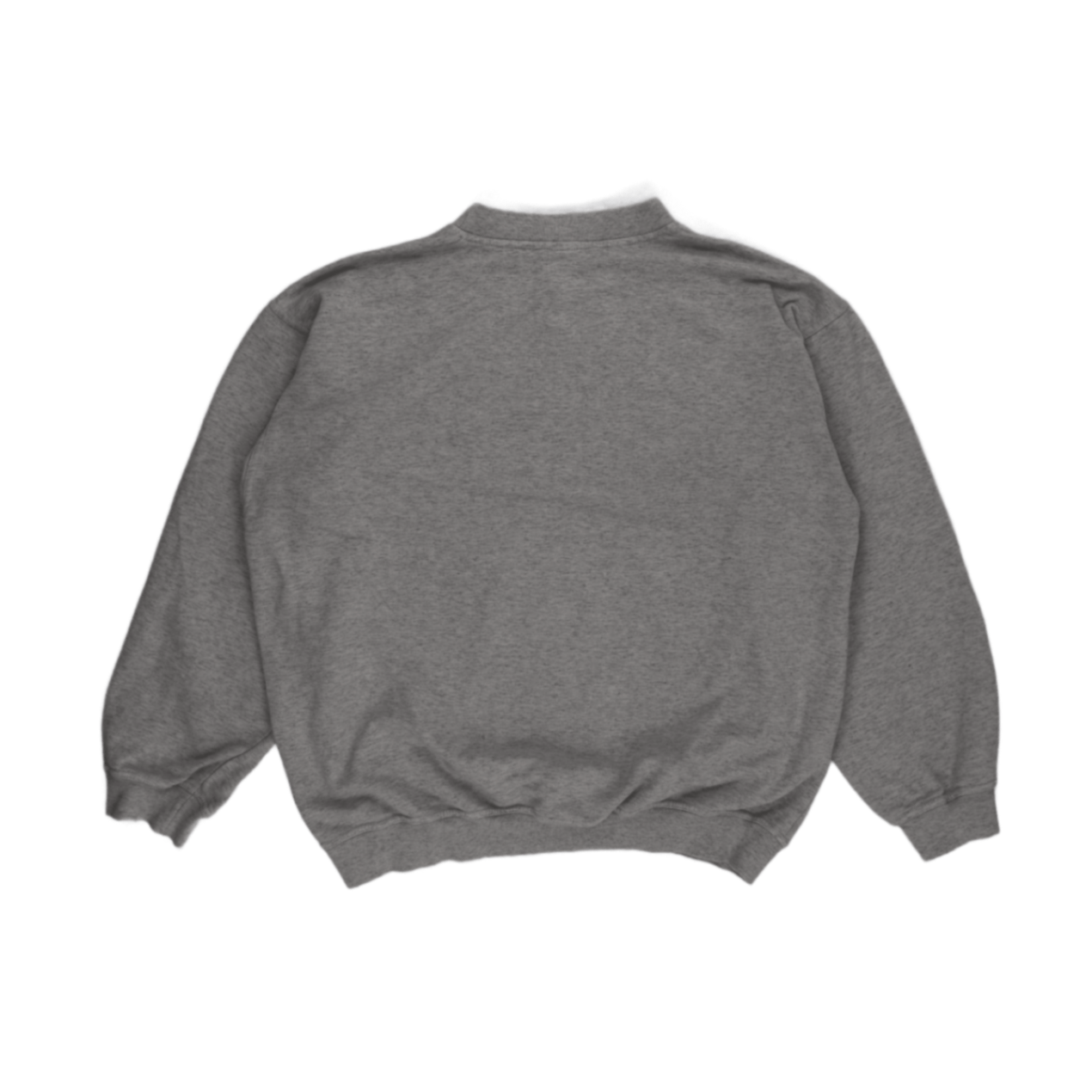 adidas Vintage Grey Cotton Sweatshirt Casual Pullover Crew Neck Medium Size