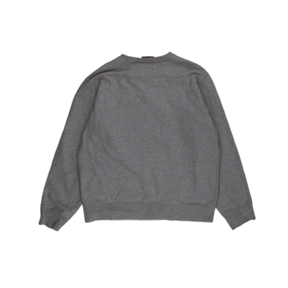 Supreme Crewneck Sweatshirt Grey Medium Cotton Blend Established 1994