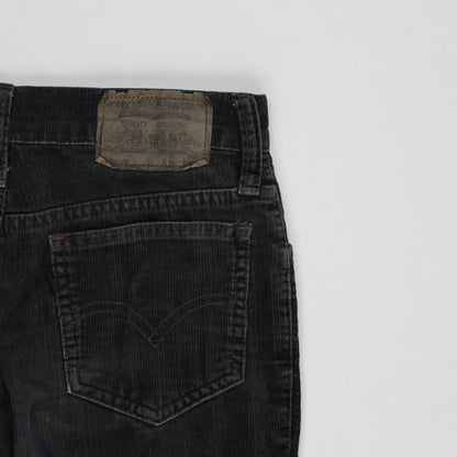 Levi's Black Corduroy Vintage Straight Leg Jeans W32 L32