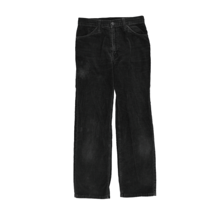 Levi's Black Corduroy Vintage Straight Leg Jeans W32 L32