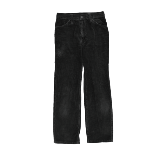 Levi's Black Corduroy Vintage Straight Leg Jeans W32 L32