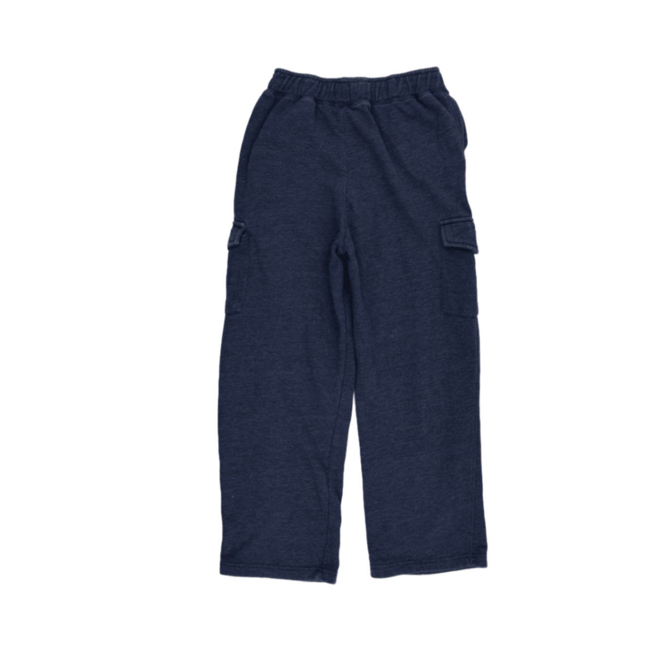 Starter Boys Navy Blue Cargo Sweatpants Size L 10-12 Years Cotton Blend