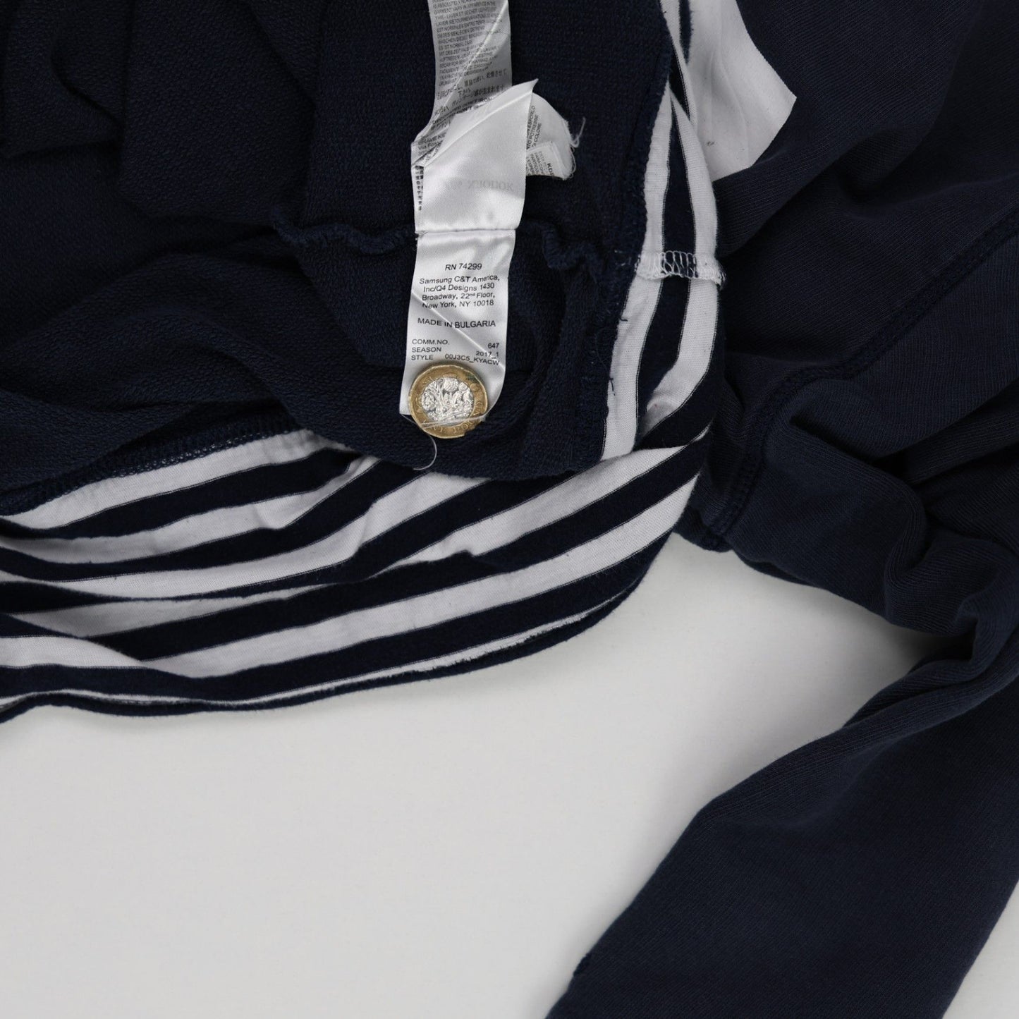 Diesel D.S.L. Navy Blue Sweatshirt Men's Medium Cotton Crew Neck Casual