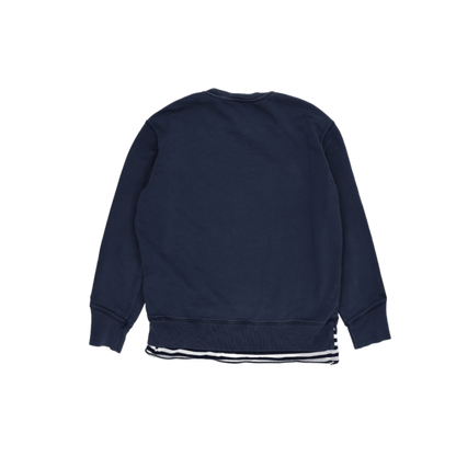 Diesel D.S.L. Navy Blue Sweatshirt Men's Medium Cotton Crew Neck Casual
