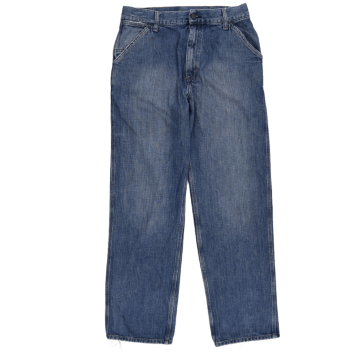 Carhartt Vintage Relaxed Fit Trousers Blue 31x34 Cotton Distressed