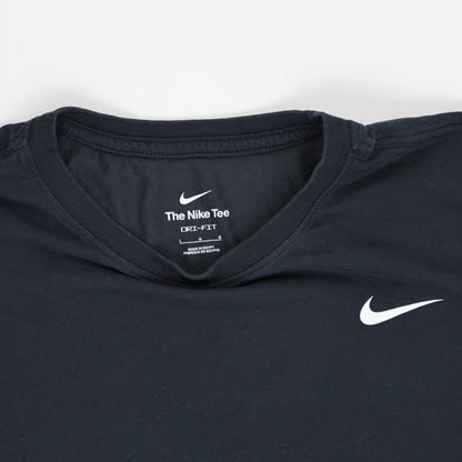 Nike Dri-FIT Black Crew Neck Cotton T-Shirt Size Small