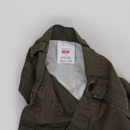 Wrangler Carpenter Olive Green Cotton Shorts Size 40 XL
