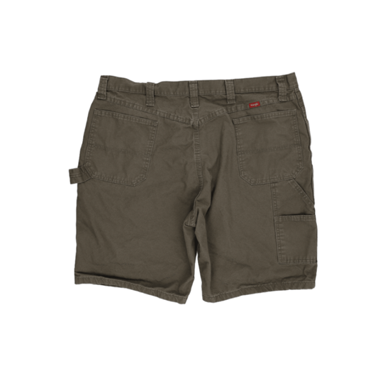 Wrangler Carpenter Olive Green Cotton Shorts Size 40 XL