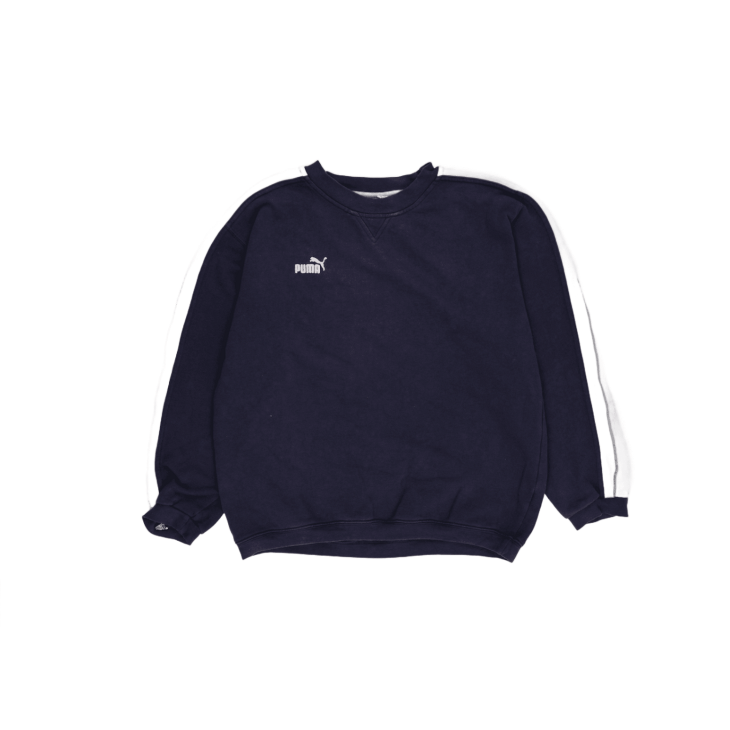 PUMA Vintage Navy Crewneck Sweatshirt Unisex XXL Cotton Blend 1.FC Schwarzenfeld
