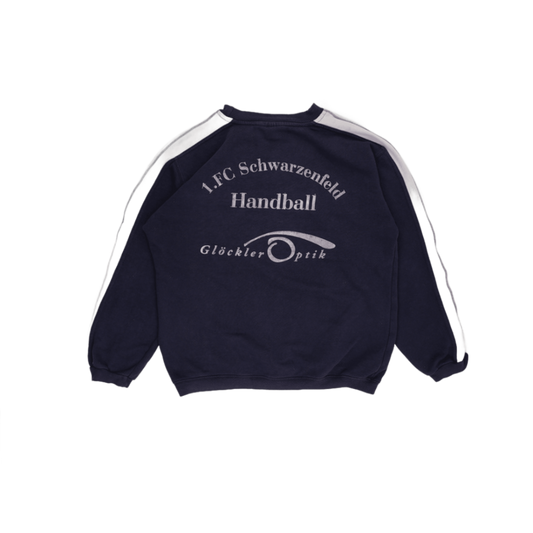 PUMA Vintage Navy Crewneck Sweatshirt Unisex XXL Cotton Blend 1.FC Schwarzenfeld