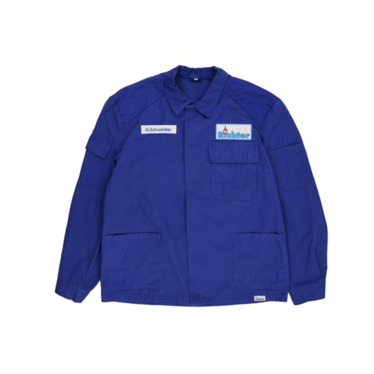 Richter Blue Utility Jacket Cotton Mens Size Small
