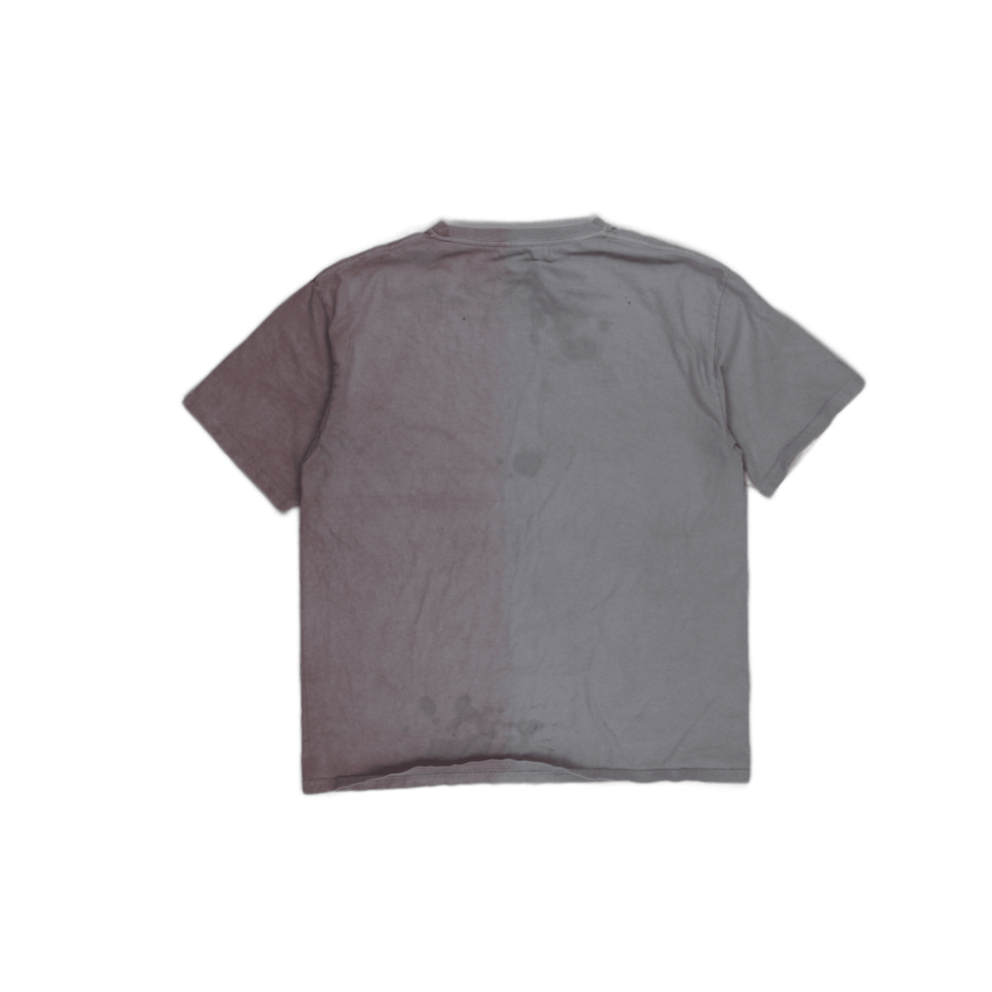 Def Leppard Vintage Band Graphic Tee Grey Light Pink Split Dye 100 Percent Cotton Unisex Large