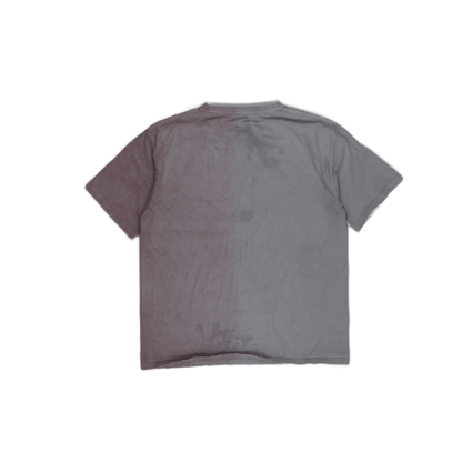 Def Leppard Vintage Band Graphic Tee Grey Light Pink Split Dye 100 Percent Cotton Unisex Large