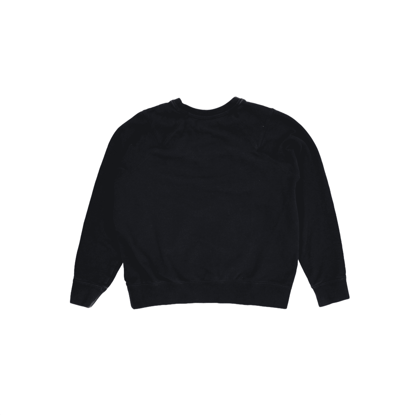 Reebok Classic Black Graphic Crewneck Sweatshirt Large Cotton Mens