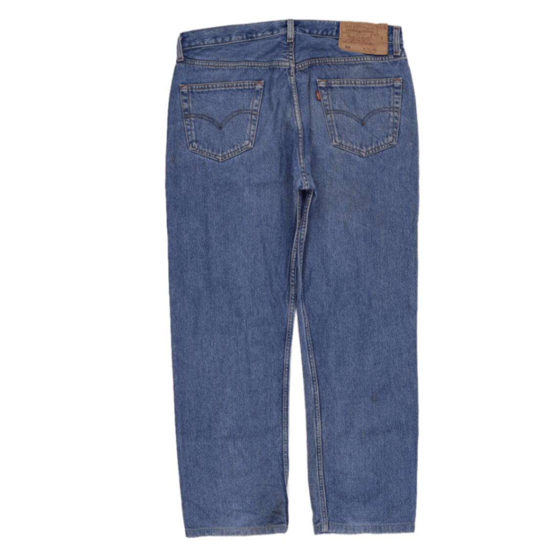 Levi's 501 Original Fit Blue Denim Jeans W36 L36 100% Cotton Straight Leg Vintage Men's