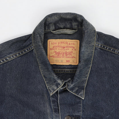 Levi's Vintage Medium Blue Denim Trucker Jacket Men's Size Medium Cotton