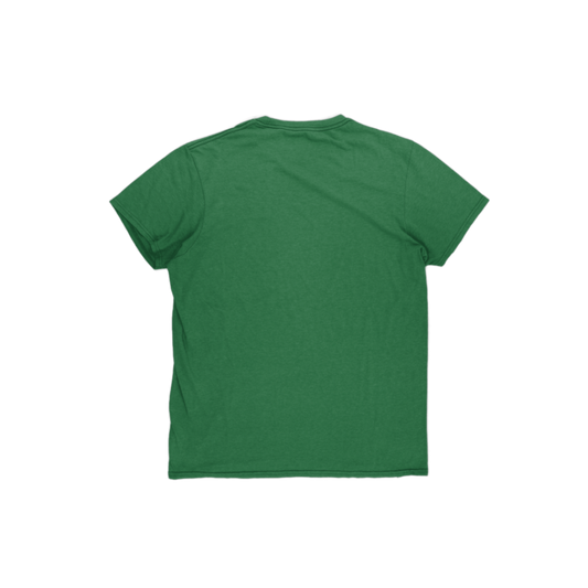 Quiksilver Men's Casual Surf T-Shirt Green Size M 60% Cotton 40% Polyester Crew Neck
