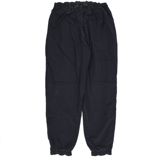 PUMA Black Track Pants XXL Nylon Vintage Men's Clothing 78 cm Inseam